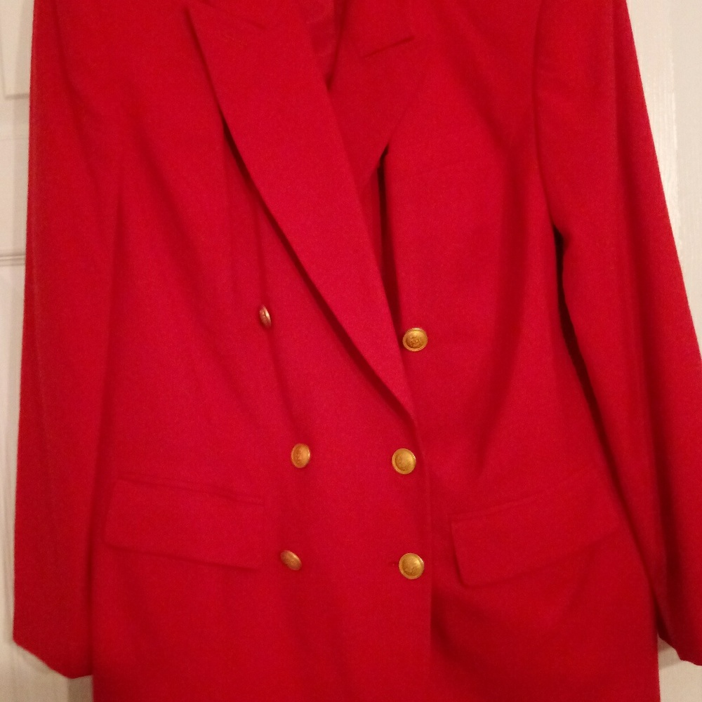 Red blazer